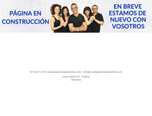 Tablet Screenshot of escuelaquiromasajebarcelona.com